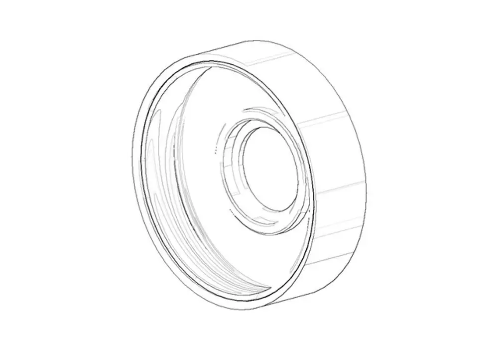 DORNBRACHT Rosette ERSATZTEILE 082797500 D. 40,5 x 11 mm Chrom, 082797500-00 Galeriebild 1